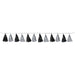 Elegant Metallic Black & Silver Tassel Garland (3/Pk)