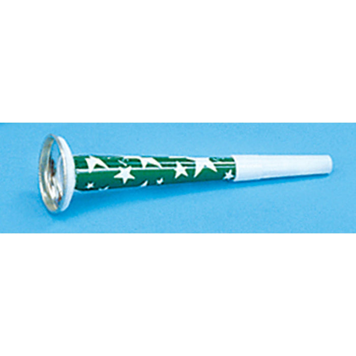 Assorted 7 1/2" Metal Horns for Parties and Events (1/Pk)