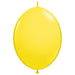 Qualatex QuickLink Yellow 12" Latex Balloons (50/Pk) 