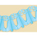Add Festive Charm With 12' Light Blue Bell Garland