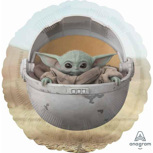 Mandalorian child Balloon - 18" Rnd S60 Pkg