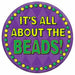 "All About The Beads Button - 3½""