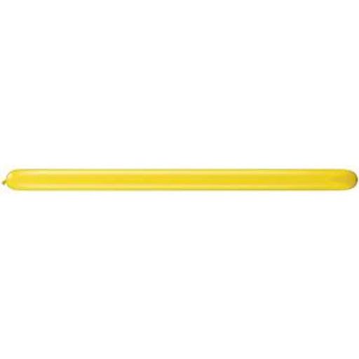 Animal Twisty Citrine Yellow Balloons (Pack Of 100)