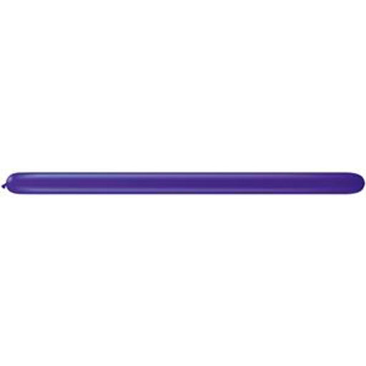 Qualatex Animal Twisty Quartz Purple 260Q Latex Balloons (100/Pk)