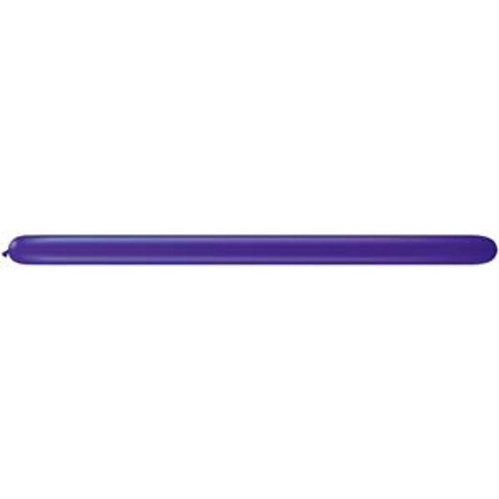 Qualatex Animal Twisty Quartz Purple 260Q Latex Balloons (100/Pk)