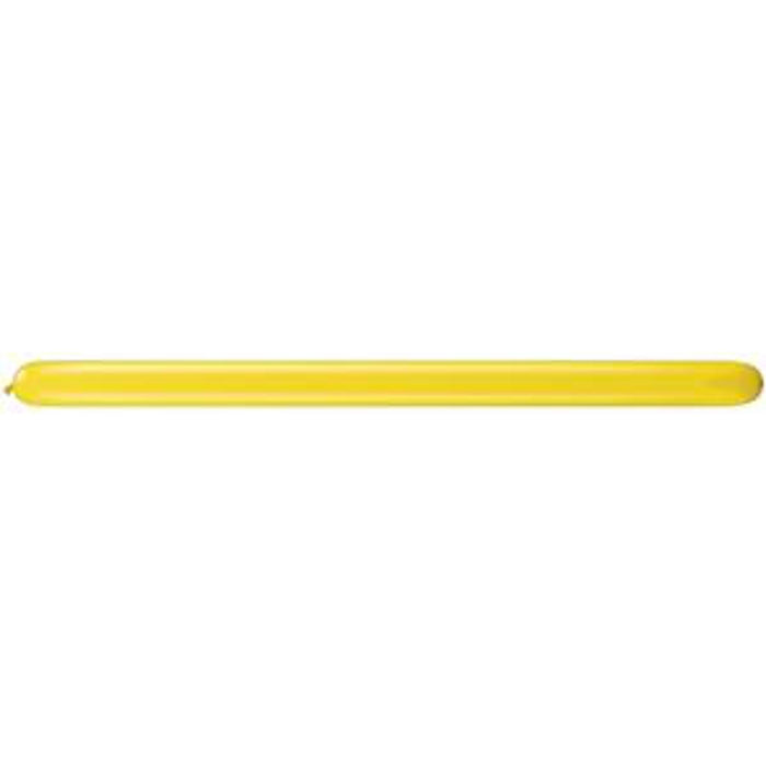 Qualatex Animal Twisty Citrine Yellow 350Q Latex Balloons (100/Pk)