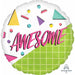 Awesome Party Balloon Pack - 18" Round S40 With Helium Tank