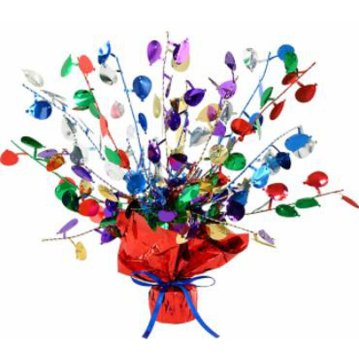 Balloon Centerpiece With Metallic Burst.