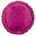 Bright Pink Sequins Balloon - 18" Rnd Hx S18 Pkg