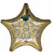 "Class Of 2022 White Gold Star Balloon"