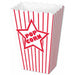 "Classic Stripe Paper Popcorn Boxes (8/Pkg)"