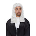 "Classic White Judge Wig"
