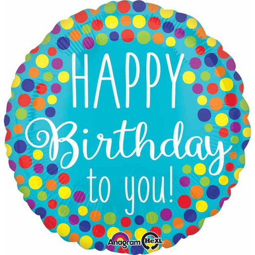 Colorful Hbd To You Balloon Pack (40 Count, 18" Round)