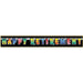"Colorful Happy Retirement Streamer For Parties"