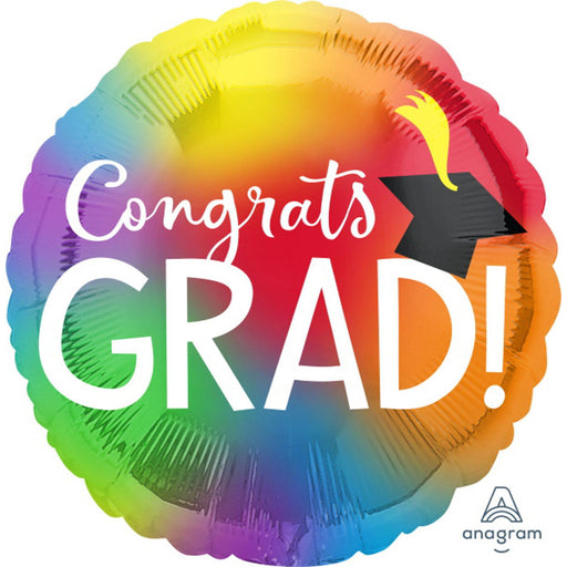 Colourful Grad Jumbo Round Helium Balloons (32-Pack)