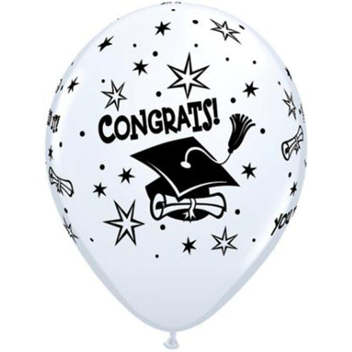"Congrats Cap Arnd 11" White 50/Bg"
