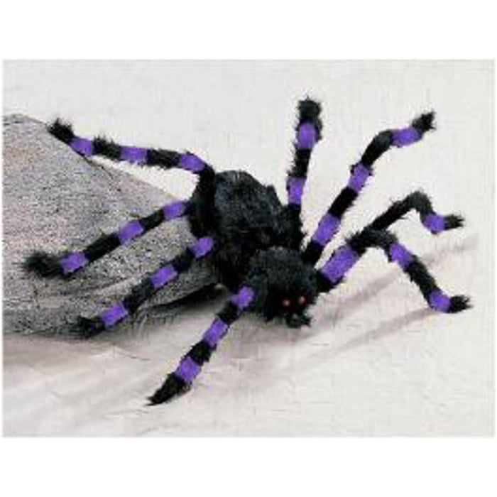 "Creepy Crawly Purple/Black Spider Medium"