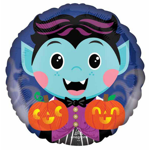 Halloween Cute Vampire Foil Balloon - 18"