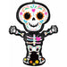 Halloween Day Of The Dead Skeleton Foil Balloon - 34"