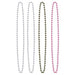 Diva Beads Party Supplies Black, Silver & Pink Assorted Beads (36/Pk)