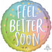 Feel Better Ombre 18" Round Foil Balloon (5/Pk)