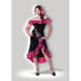 "Flirty Flamenco Medium Dress For Women"
