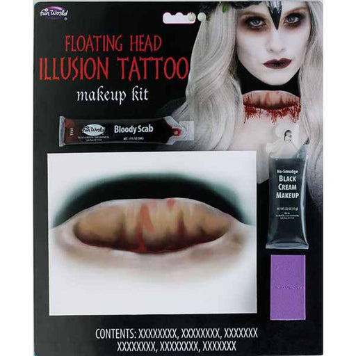 "Floating Head Illusion Tattoo - Add A Touch Of Mystery To Your Skin"
