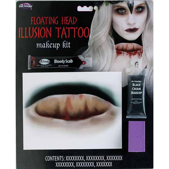 "Floating Head Illusion Tattoo - Add A Touch Of Mystery To Your Skin"