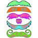 "Funky Fresh Stachetats - Temporary Mustache Tattoos"