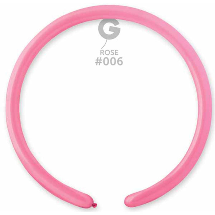 Gemar 260 Rose #006 Balloons - Pack Of 50