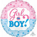 "Gender Reveal 18" S40 Flat Balloon"