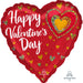 Hvd Glitter Hearts Balloon - 18" Hrt Hx S40 Pkg