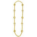 Gold Basketball Beads - 36" Long (1/Card)