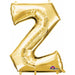 Gold Letter Z - 16" Foil Shape - L16 Package