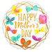 Happy Mother's Day Gold Trim 18" Balloon (5/Pk)