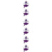 "Grad Cap Firework Stringers Purple 7'"