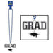 Graduation Beads With Medallion - 36" Necklace