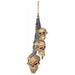 "Hanging Rotten Skulls Wind Chime"