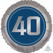 Happy Birthday Man 40 - 18" Flat Foil Balloon (10/Pk)