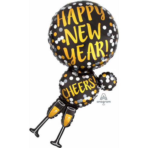 Hny 36" Holo Shp Champagne Glass P45 Pkg