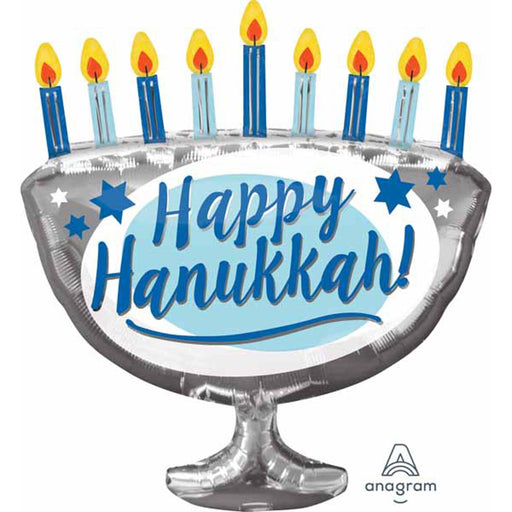"Hpy Hanukkah Menorah - 29" Shape With P30 Package"