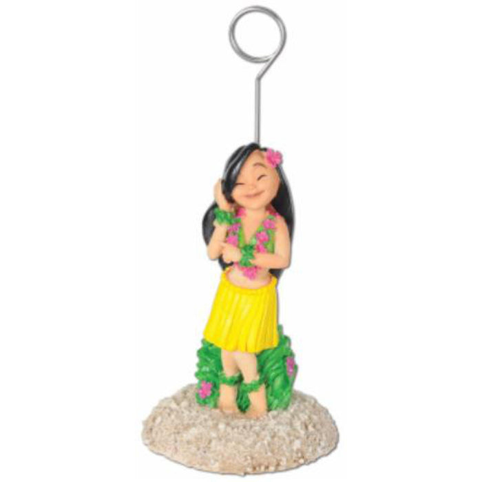 Hula Girl Photo/Balloon Holder - 6Oz