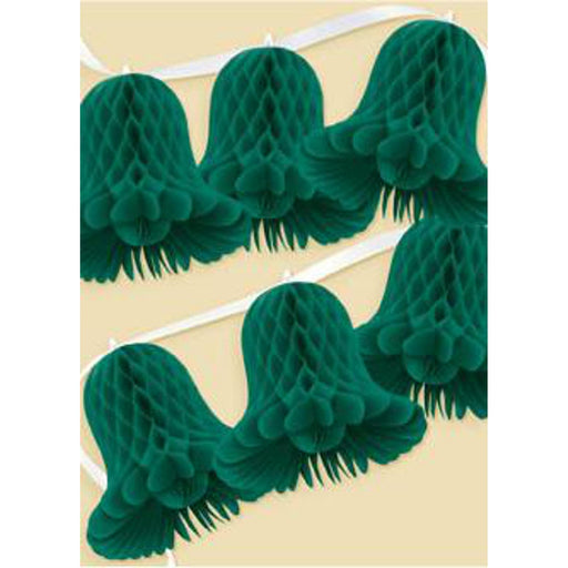 "Hunter Green Bell Streamer - 24 Feet"