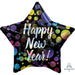 Iridescent New Year - Bubble Balloon 19"Str S55 Pk