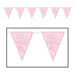 It'S A Girl Pennant Banner - 10"X12"