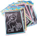 Magic Scratch Paper and Wooden Sticks (10 Sets)