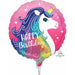 "Magical Pink Unicorn Birthday Balloon"