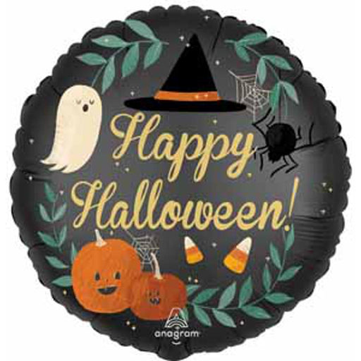 Nature-Inspired Night Halloween Balloon 18" Round
