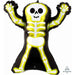 Neon Skeleton Halloween Foil Balloon - 30" 