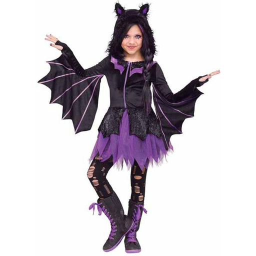 Night Flyer Costume For Kids - Medium (8-10) Size